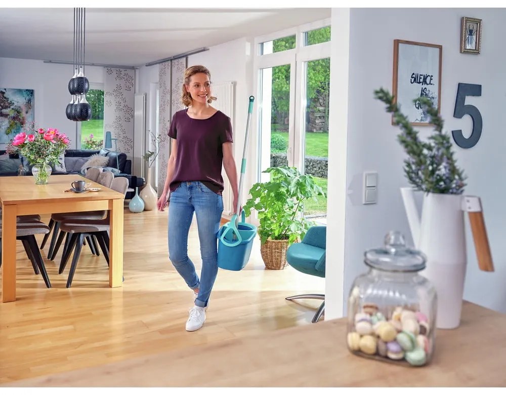 Forgó felmosó vödörrel Rotation Disc Mop (EVO) – LEIFHEIT