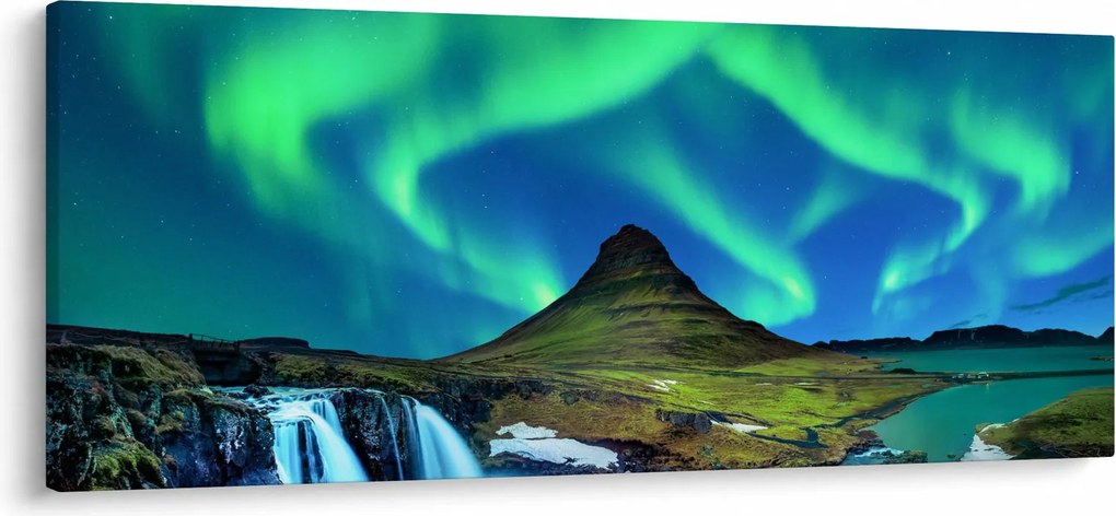 Kép - Kirkjufell, Izland (120x50 cm)
