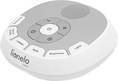 Lionelo - LED RGB újratölthető zenélő doboz éjjeli fénnyel BABYNAP 5V 1500 mAh