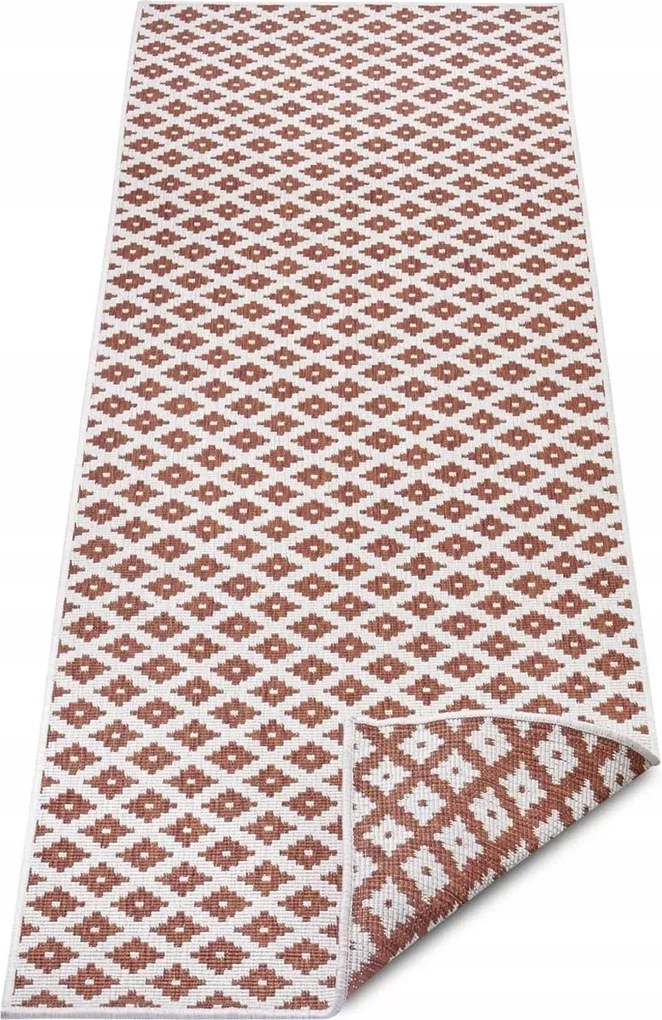 Szőnyeg 80x350cm, kétoldalas, zsinóros, lapos szövésű folyosóra/előszobába