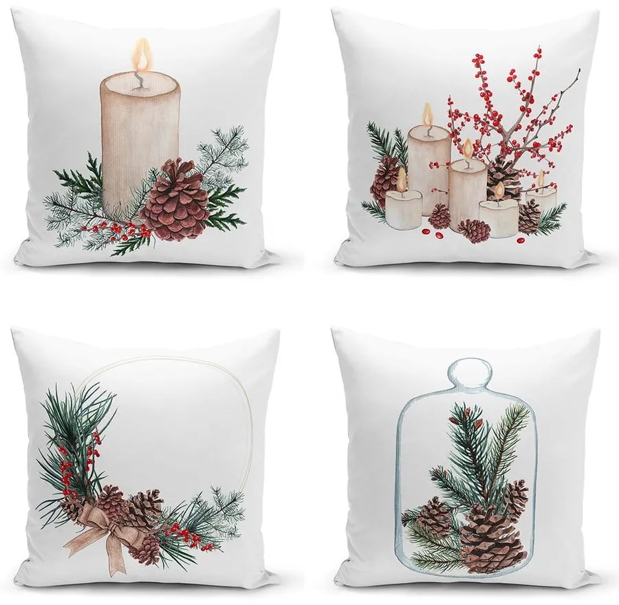 Párnahuzat szett 4 db-os 43x43 cm - Minimalist Cushion Covers