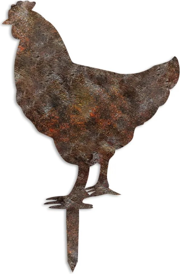 Chicken fém kerti dísztárgy, 64×42 cm – TR565TNL1281