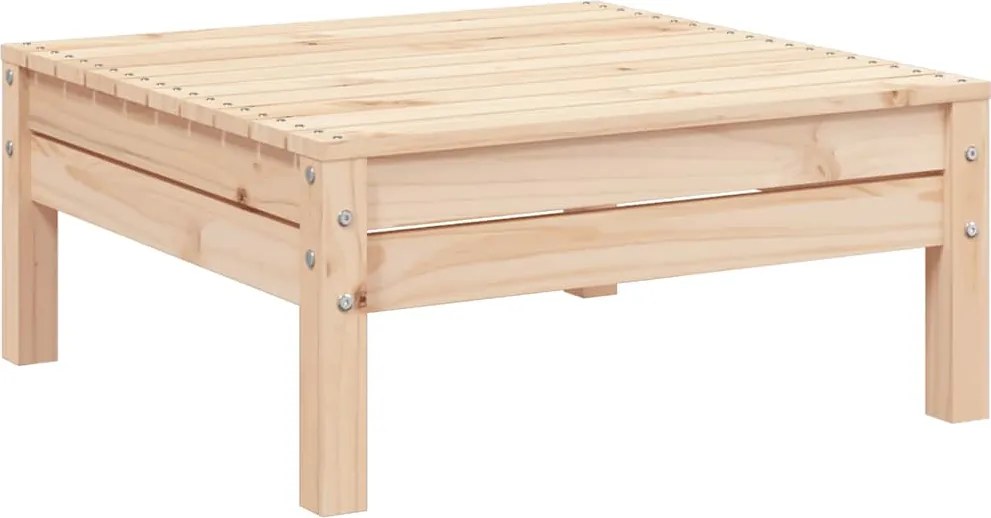 vidaXL tömör fenyőfa kerti lábzsámoly