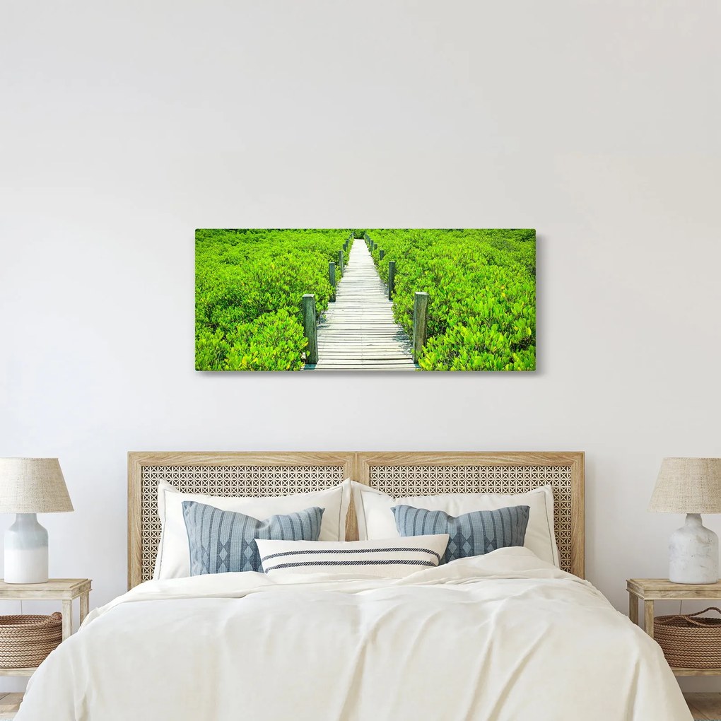 Kép - fa járda (120x50 cm)