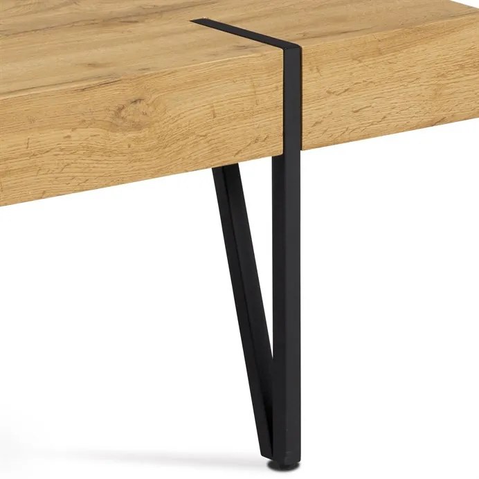 Dohányzóasztal 110 × 60 × 42 cm MDF vadtölgy AHG-233 OAK