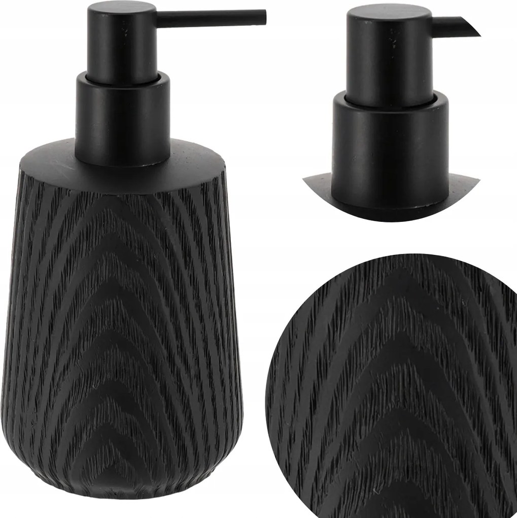 Folyékony Szappan Adagoló 350 ml fekete fürdőszoba konyhai diszperziós