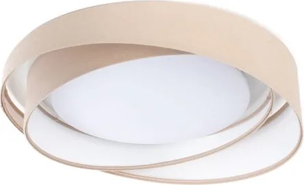 Dimmelhető LED mennyezeti lámpa SM. GALAXY M., LED/24W/230V, átm. 55 cm, bézs/fehér + távirányító