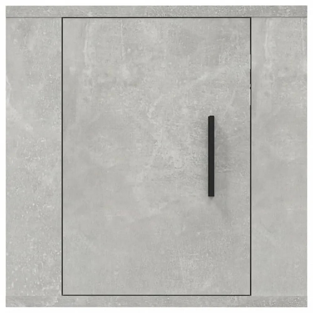 2 db betonszürke fali TV-szekrény 40x34,5x40 cm