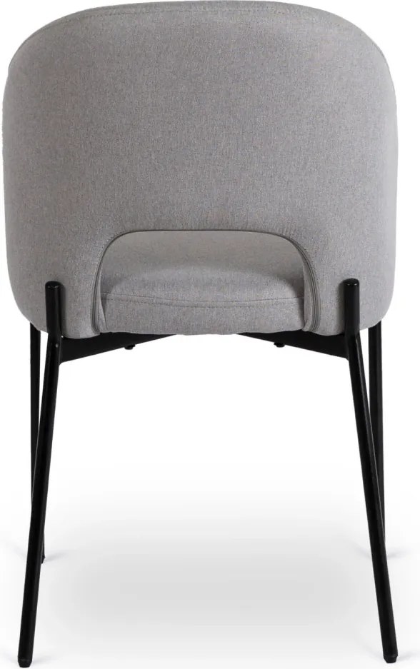 Krzesło BROS Szare/Czarne