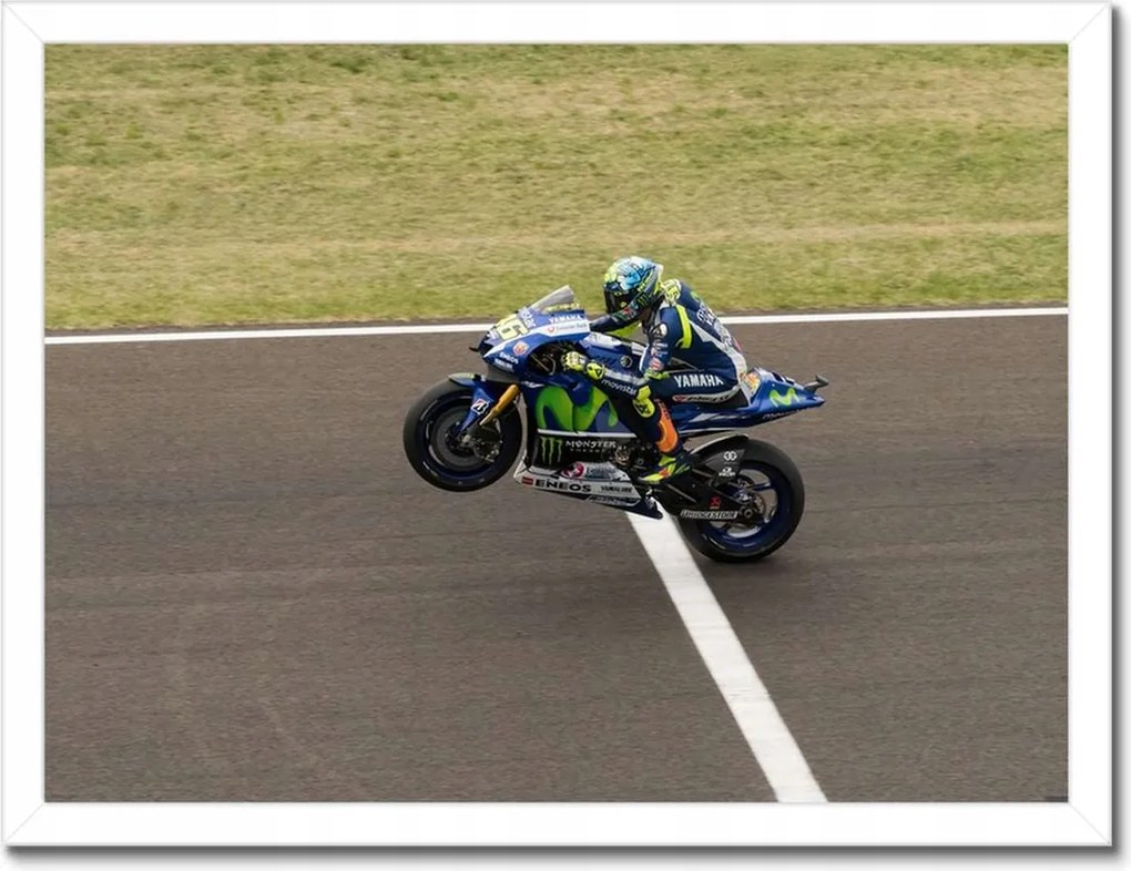 Poszterek keretben 40x30 Valentino Rossi Motorkerékpár