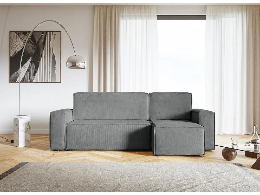 Sarokkanapé Copenhagen L (hamu + fekete). 1098889