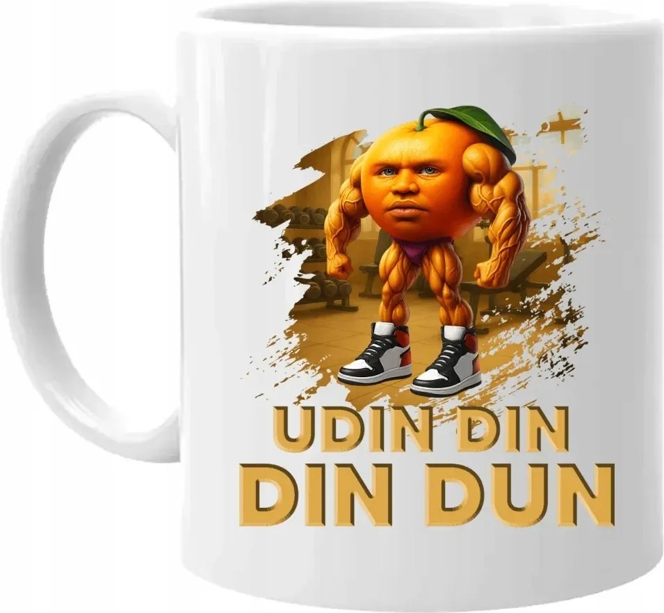 Udin din din dun narancs edzőterem Italian brainrot Bögre Virak Tiktok