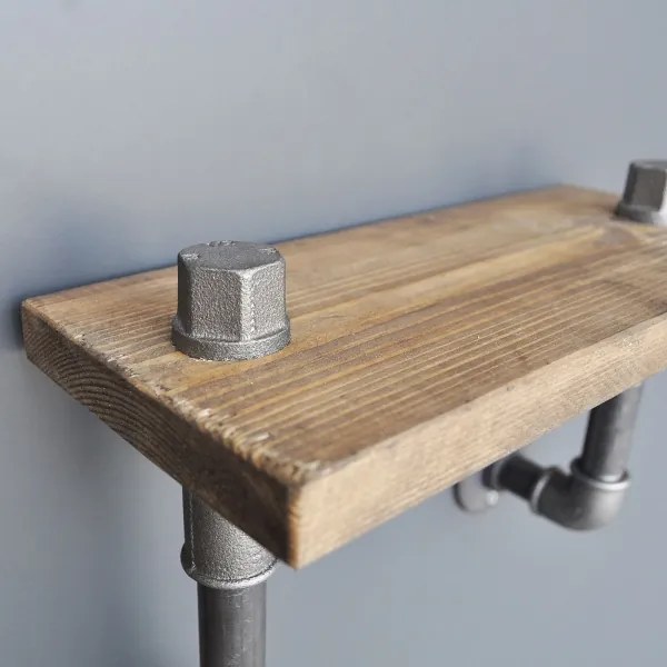 Fali polc BORURAF 30x55 cm fenyő