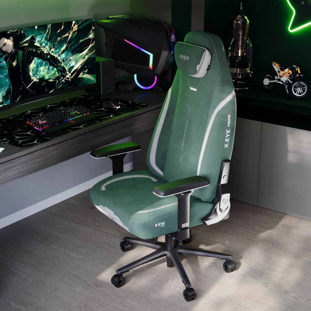 Gamer szék zöld forest green Normal Size: Diablo X-Eye Prime