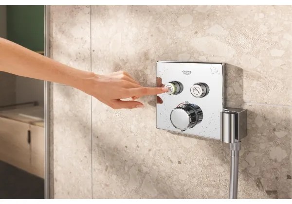 GROHE 34876000 - PRECISION SMARTCONTROL zuhanyrendszer, 310 × 310 mm, króm