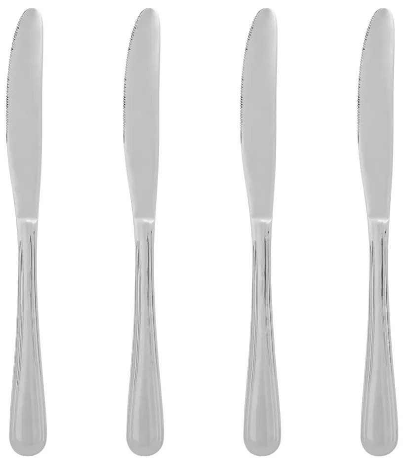 Ezüstszínű rozsdamentes acél evőeszköz készlet 4 db-os Classic – Premier Housewares
