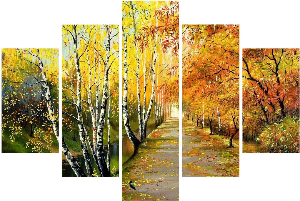 Kép - Egy romantikus sugárút a víz mentén. (150x105 cm)