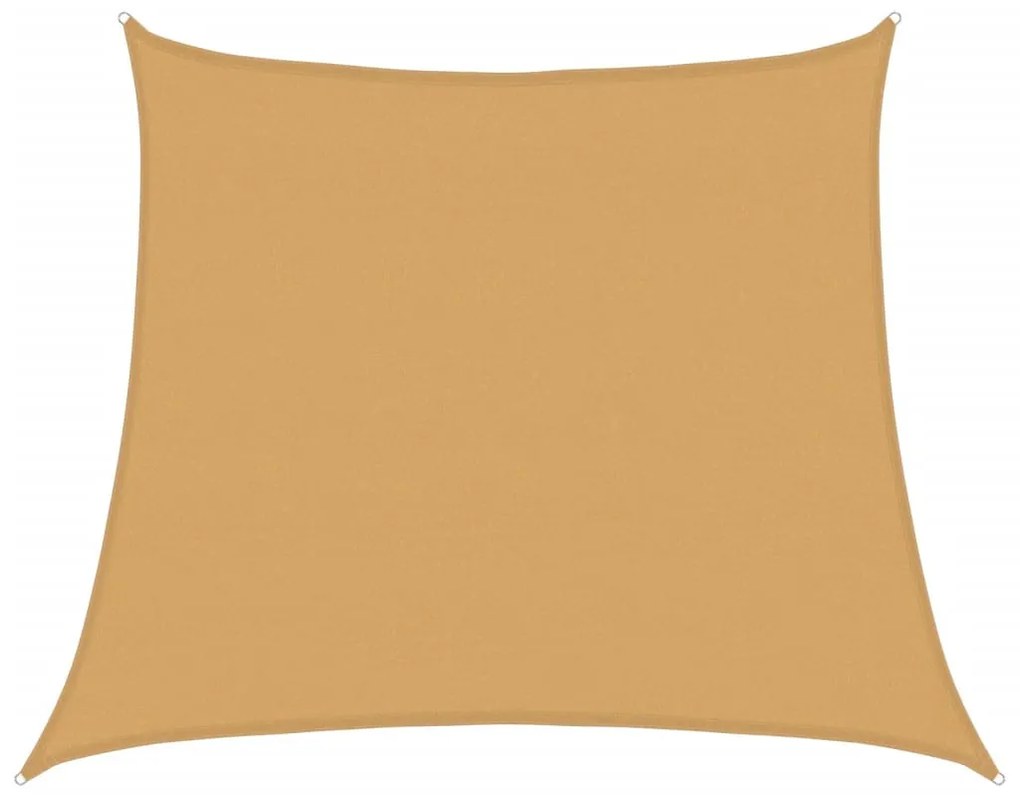 világosszürke trapéz alakú HDPE napvitorla 160 g/m² 4/5x4 m