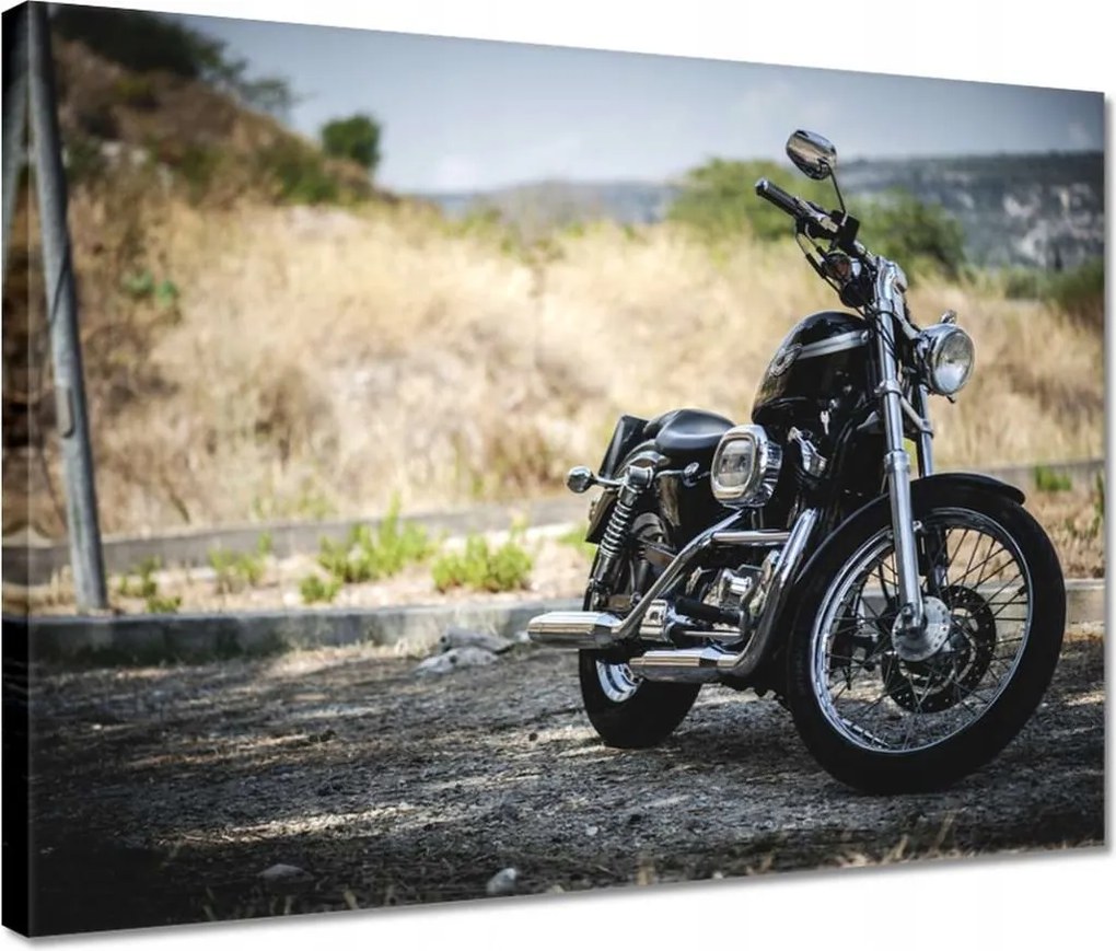Vászonkép 40x30 Motorkerékpár Klasszikus Motor