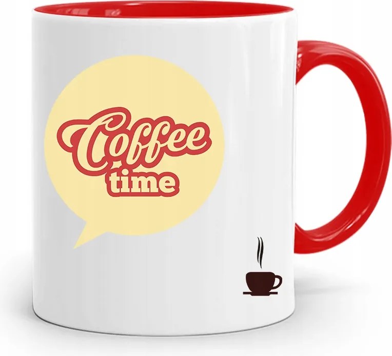 Barista Kávézó Bögre Piros, fényképes nyomattal