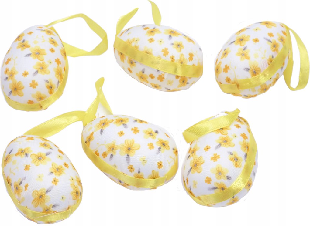 6 db Húsvéti Tojás Dísz függő dekoráció szett