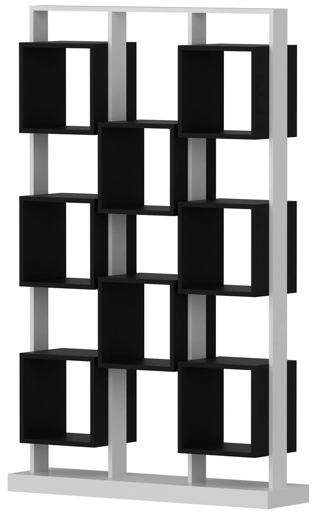 könyvespolc Edge - White, Black