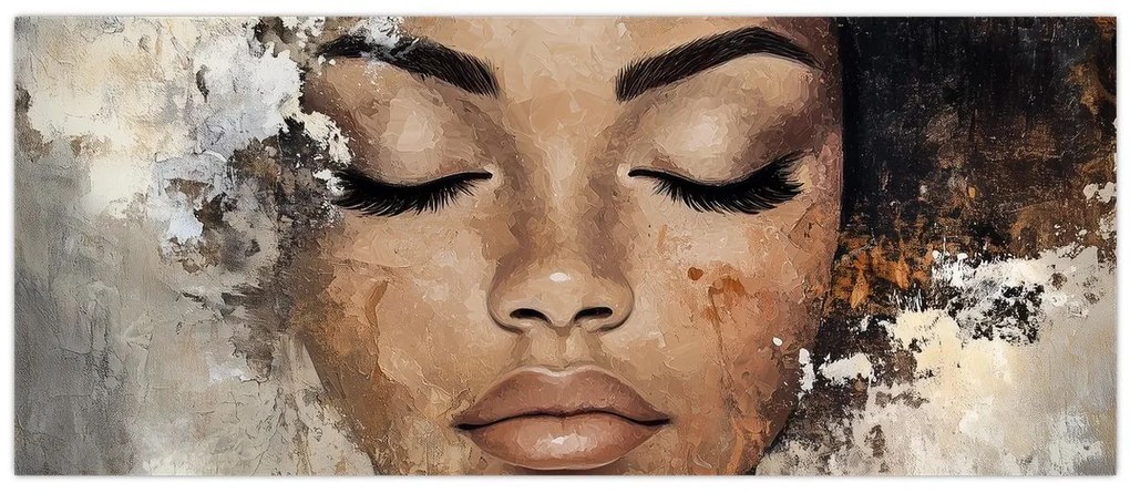 Kép - Női portré (120x50 cm)