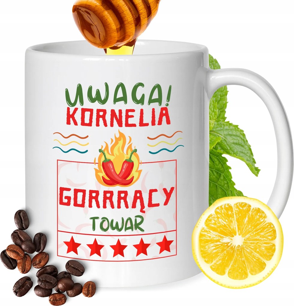 Bögre Kornéliának Barátnőknek Ajándék Nyomtatott Fehér 330ml