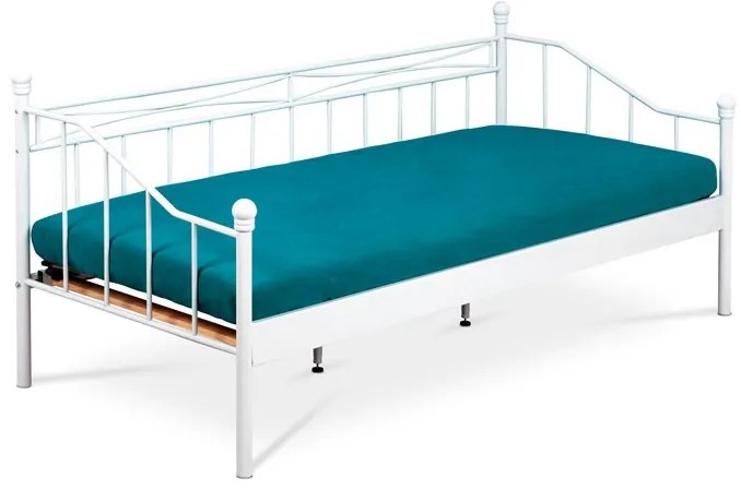 Fém Egyszemélyes Ágy 208×98 cm, Fehér Színben. BED-1905 WT