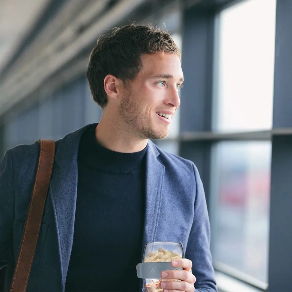 Westmark MINI kétrészes uzsonnás doboz, 400 ml, kék, S