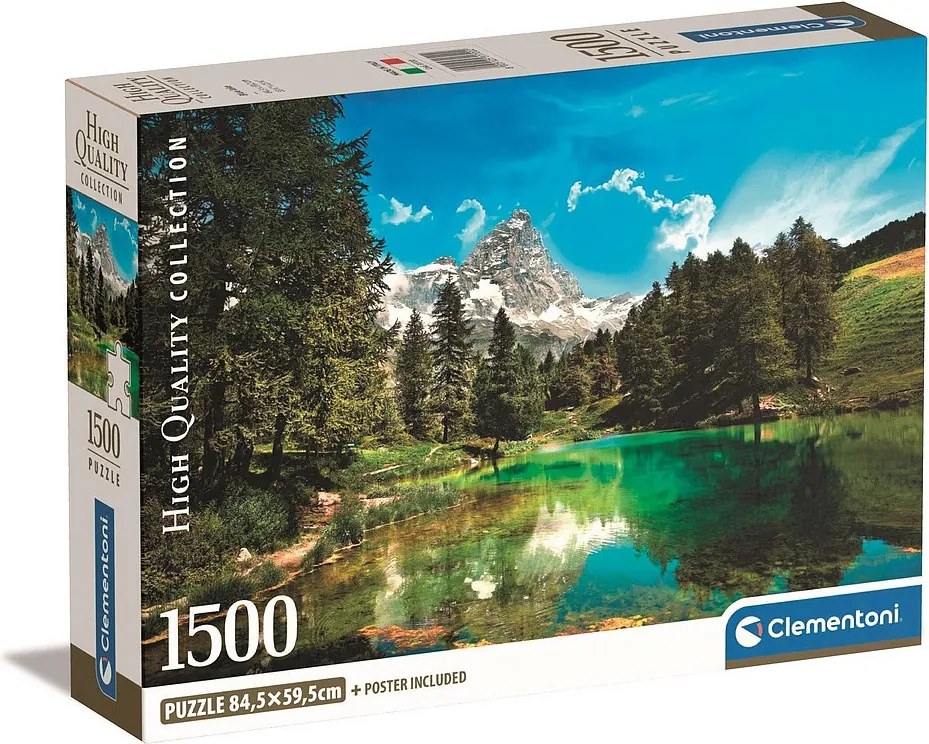Új-Zéland Blue Lake 1500 db-os Compact puzzle Clementoni