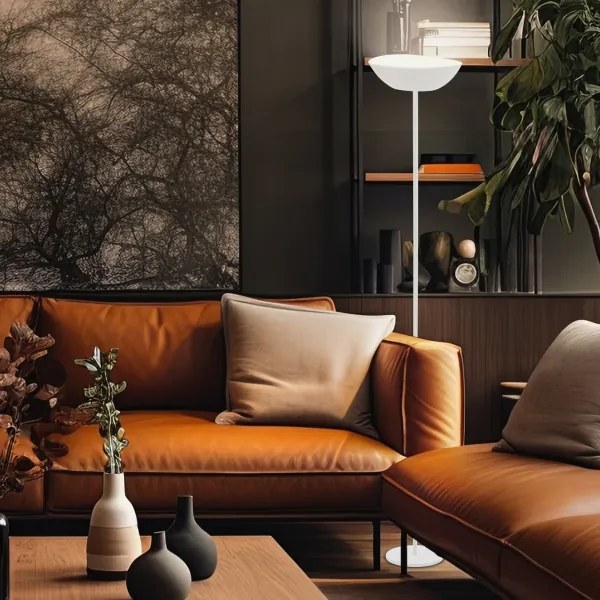 Briloner 1500016 - LED dimmelhető állólámpa ESTATE 8W/5V 4000 mAh fehér