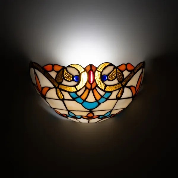 Brilagi - Tiffany-ólomüveg falilámpa MIRABELLA 1xE14/40W/230V