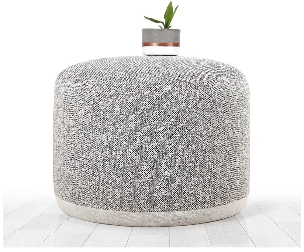 Világosszürke puff Cedre – Artie