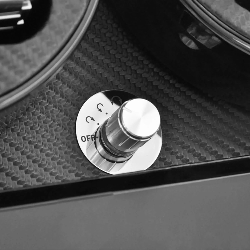 Klarstein CA3PM forgó óraállvány 6 óra számára, karbonkülső