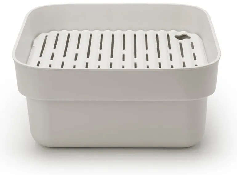 Világosszürke műanyag mosogató tál csepegtetővel SinkSide – Brabantia