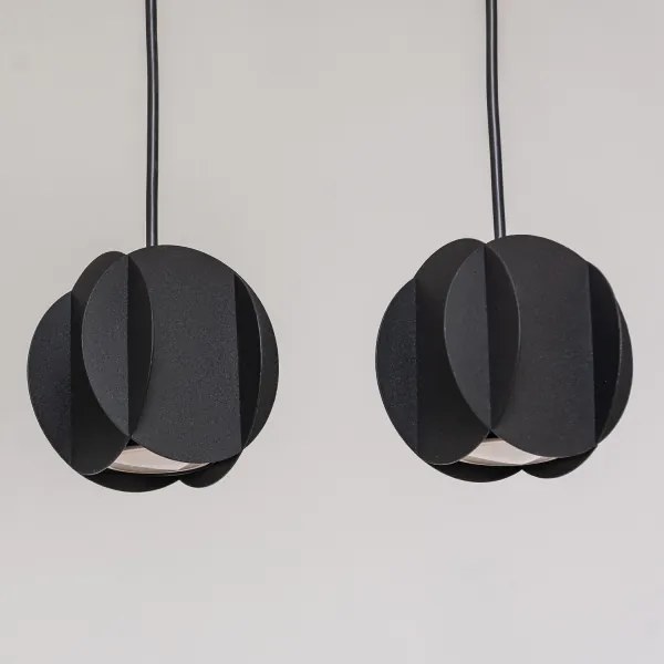 GAMBIT kábeles csillár 4xGU10/10W/230V fekete