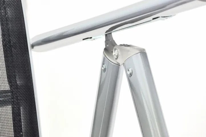 GARTHEN Kerti szék összecsukható 2 db fekete