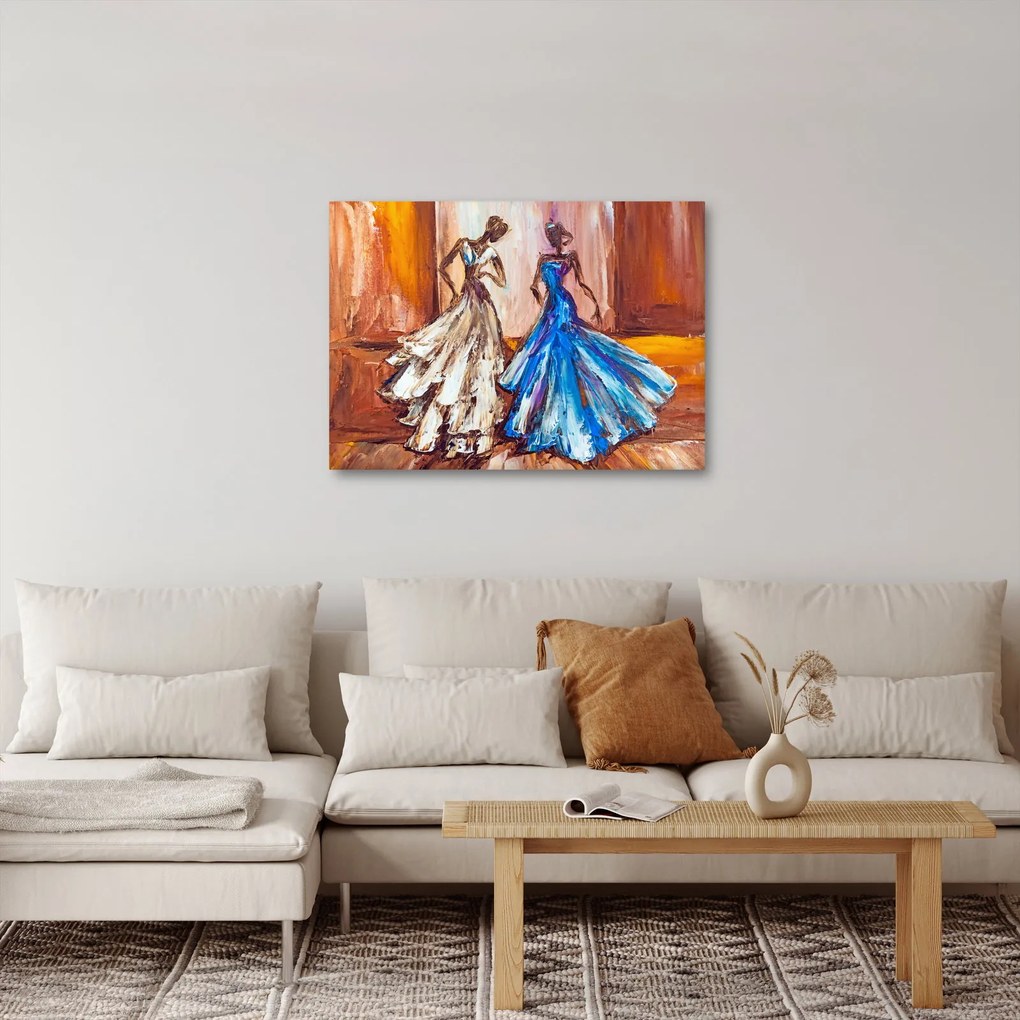 Kép - táncos, olajfestmény (70x50 cm)