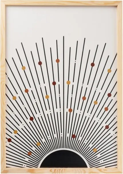 Huhu198 keretezett MDF falikép, 50 x 70 cm, 3 db-os szett