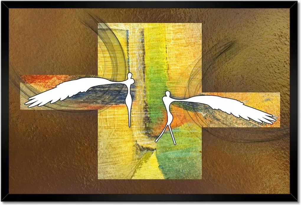 Poszterek keretben 60x40 A boldogság angyalai