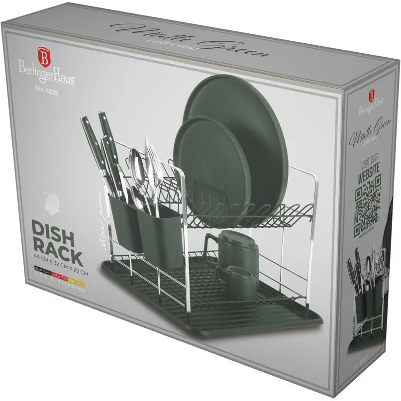 BerlingerHaus Edénytartó Matte Green