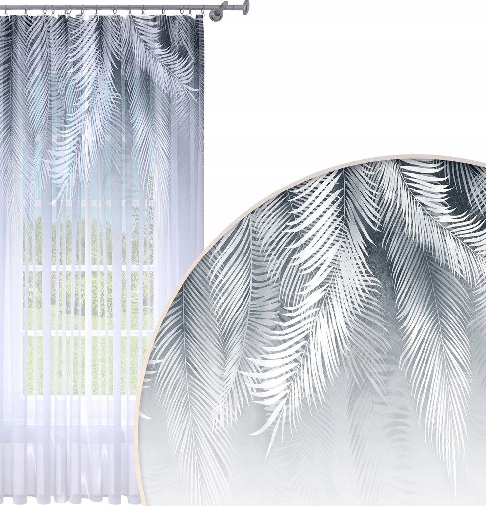 Függöny Kész 140x230 Fátyol Festett Béka Mintás 193