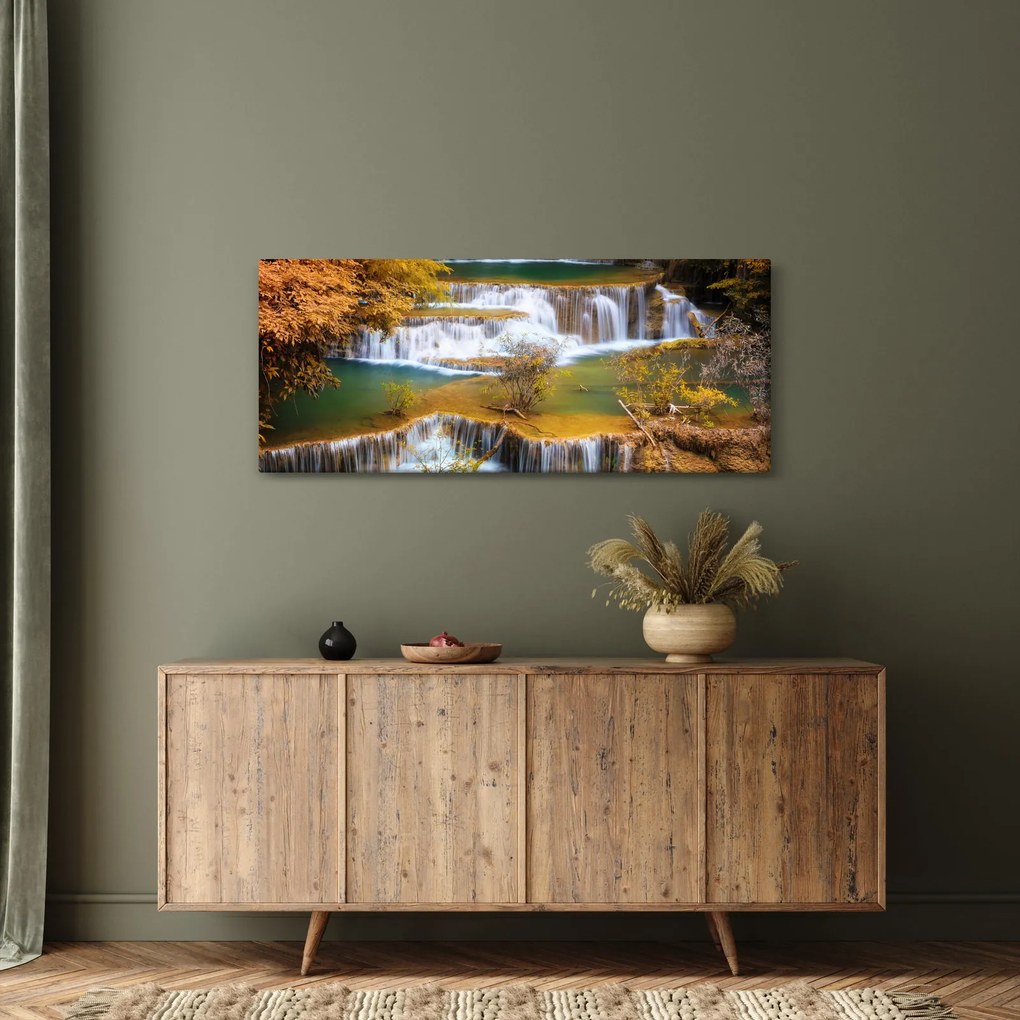 Kép - Huay, Mae, Khamin, vízesés, Thaiföld (120x50 cm)