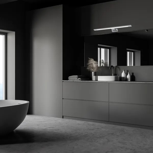 LED fürdőszobai tükörvilágítás SHINE LED/12W/230V 60 cm IP44 fényes króm