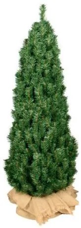 Karácsonyfa 130cm jutazsákban