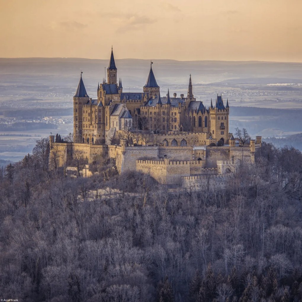 Poszter 30x30cm Hohenzollern kastély 2, Assaf Frank