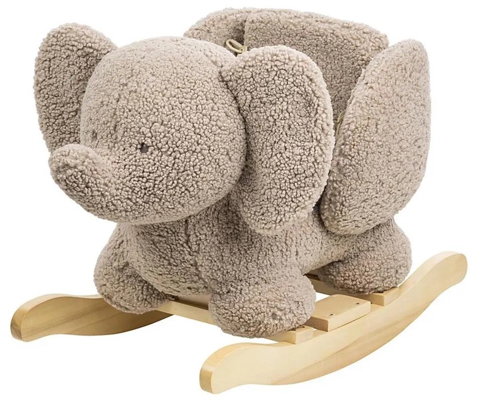 Nattou - Ringató játék TEDDY elefánt barna