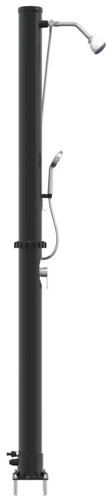 kültéri napelemes zuhany kézi zuhanyfejjel 217 cm 20 L