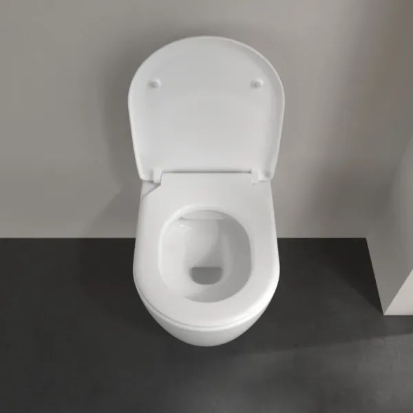 Villeroy & Boch 5656RSR1 - AVENTO falra szerelhető WC, SoftClose ülőkével, kerámia/fehér